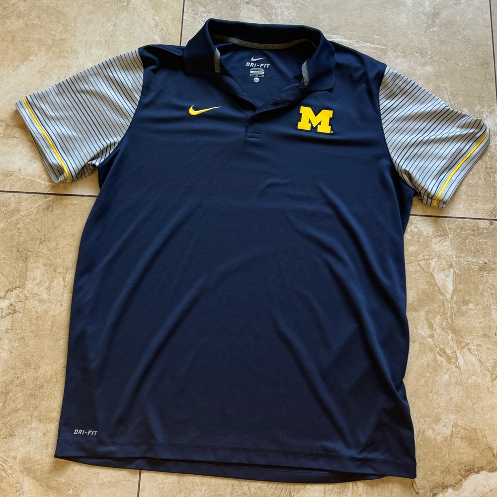 Nike Dri-Fit Michigan University Polo